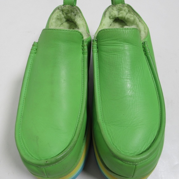 Ugg Unisex URSeen Platform Slipper Green Multi S/N 1157970 Size 9 USM / 10 USW - Picture 2 of 12